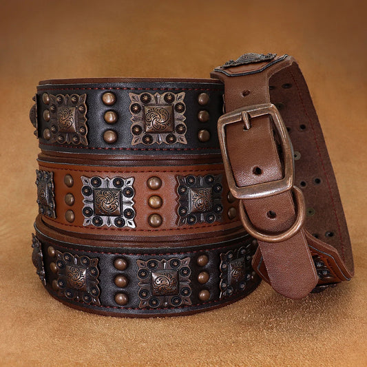 Genuine Leather Dog Collar